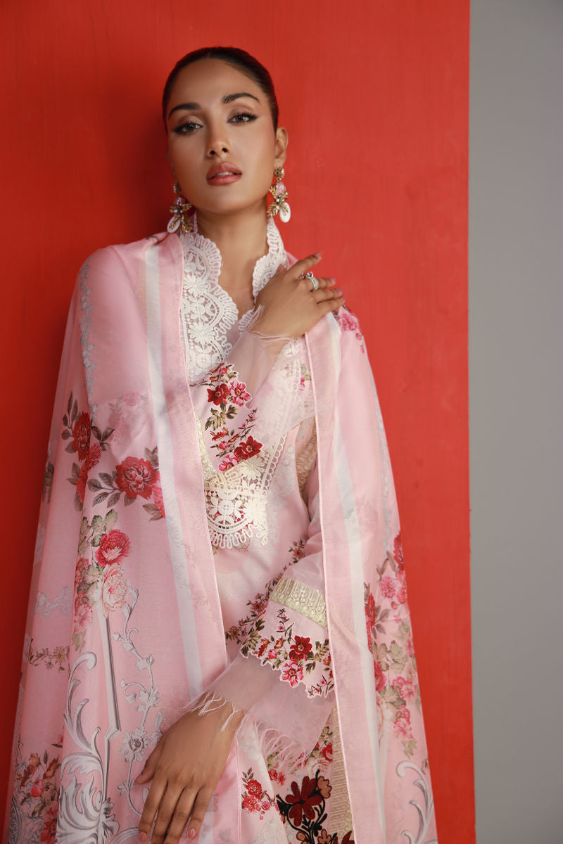 Shamaeel Ansari | Gulrang Lawn | Gulrang-08 -  Shamaeel Ansari Ladies Clothes - Original Designer Dress - House of Maryam