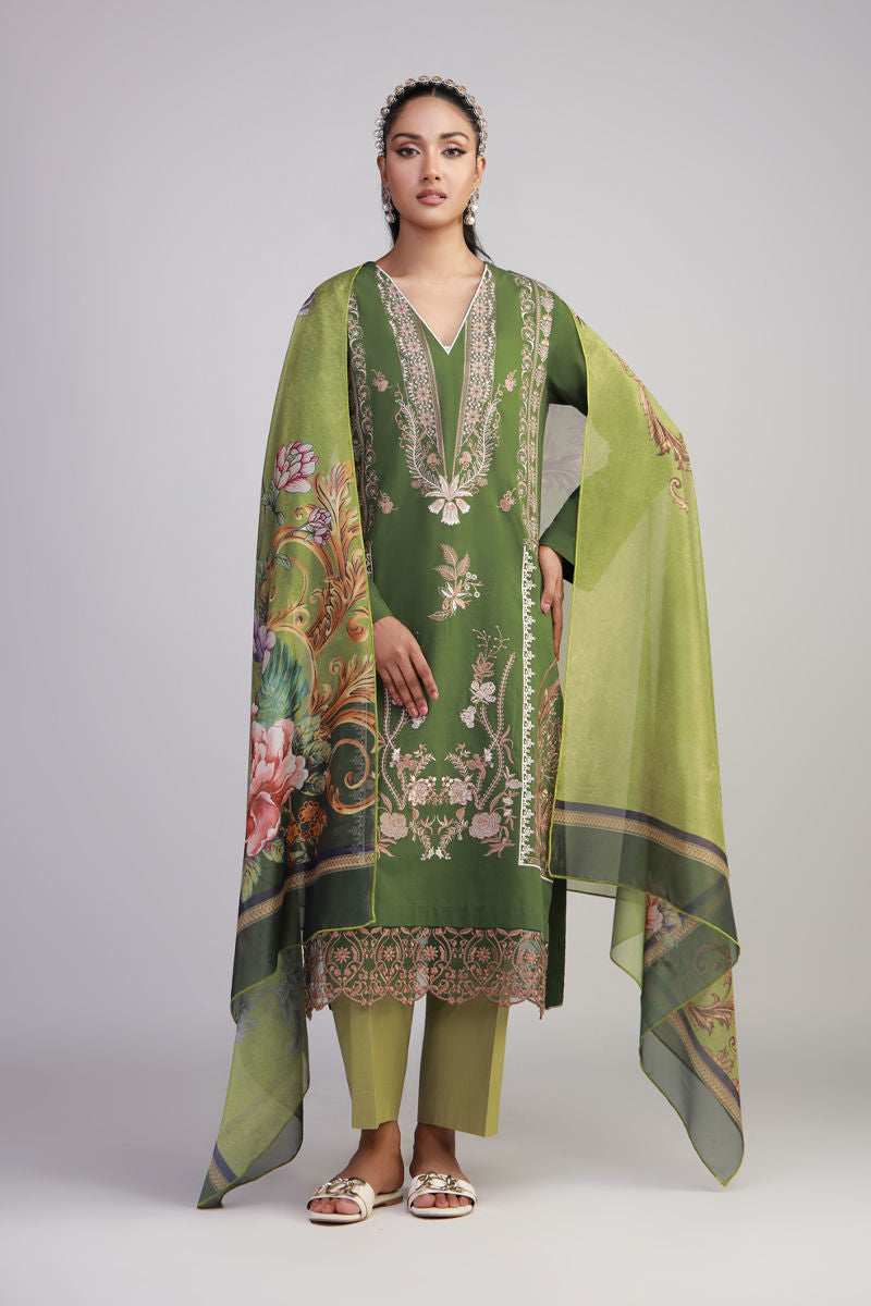 Shamaeel Ansari | Gulrang Lawn | Gulrang-10 -  Shamaeel Ansari Ladies Clothes - Original Designer Dress - House of Maryam