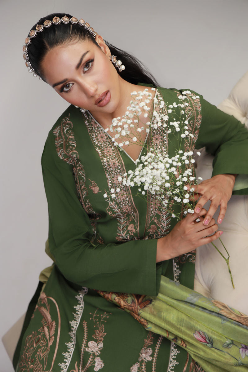 Shamaeel Ansari | Gulrang Lawn | Gulrang-10 -  Shamaeel Ansari Ladies Clothes - Original Designer Dress - House of Maryam