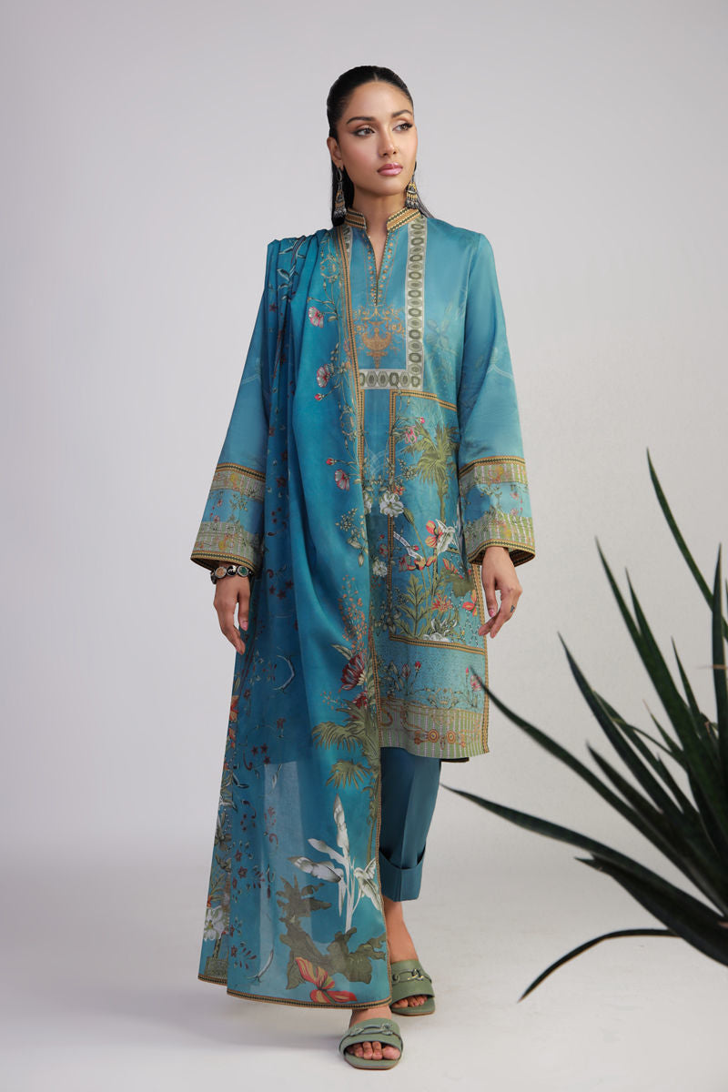 Shamaeel Ansari | Gulrang Lawn | Gulrang-11 -  Shamaeel Ansari Ladies Clothes - Original Designer Dress - House of Maryam