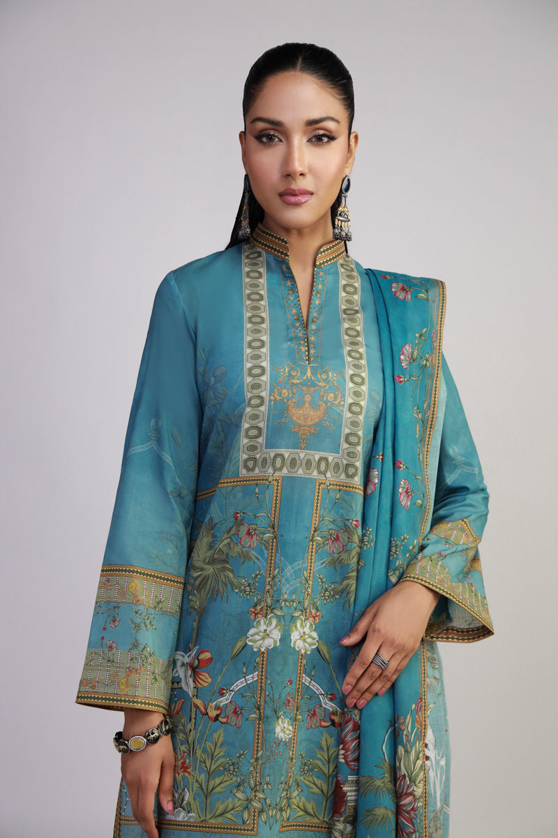 Shamaeel Ansari | Gulrang Lawn | Gulrang-11 -  Shamaeel Ansari Ladies Clothes - Original Designer Dress - House of Maryam
