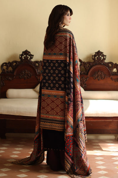 Aisha Imran | Printed Panache Velvet Shawls 25 | Selina Velvet Shawl