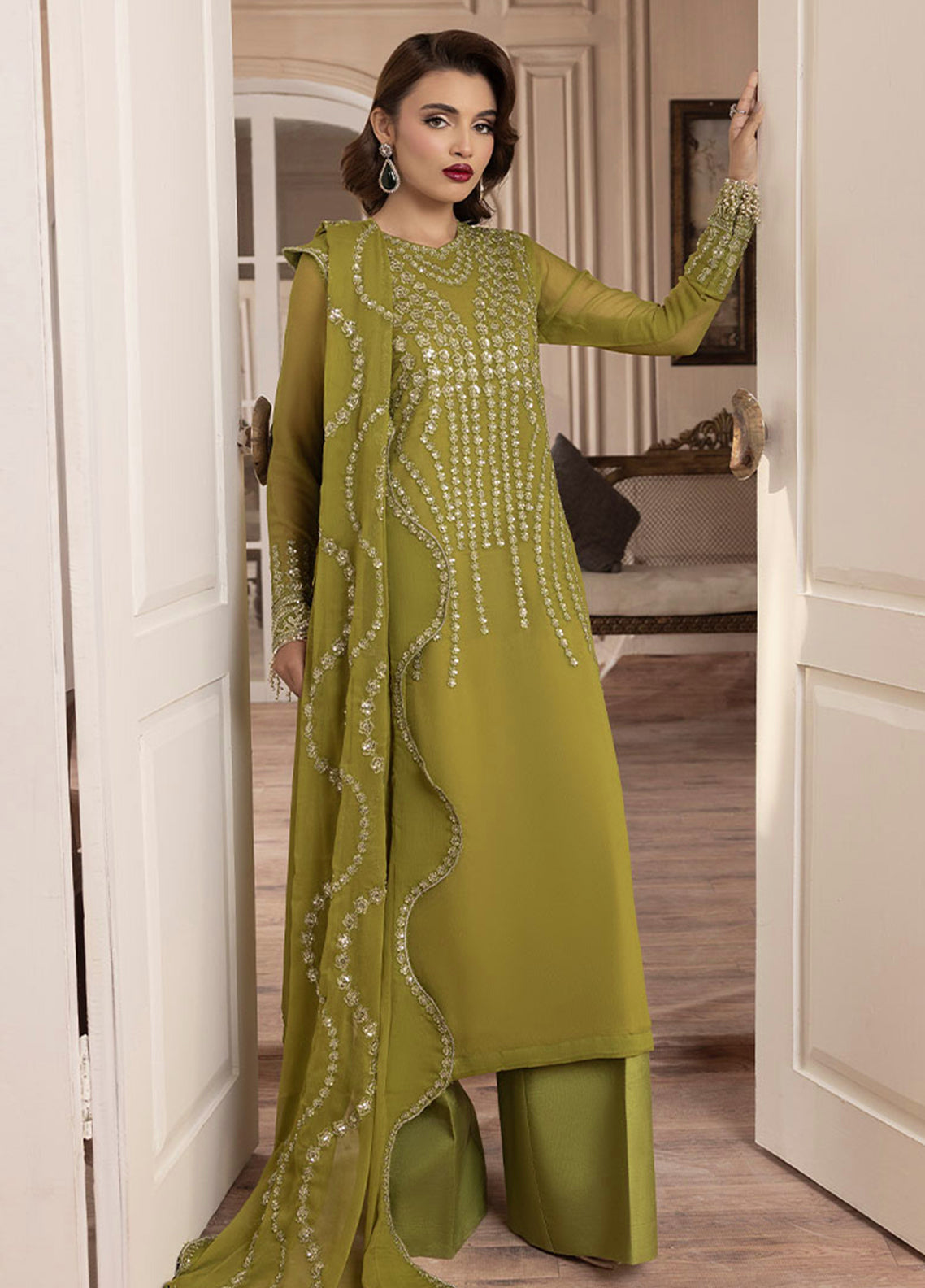 Sahane | Elyssa Festive Chiffon | CT-19001 Eve - ELYSSA -  Sahane Ladies Clothes - Original Designer Dress - House of Maryam
