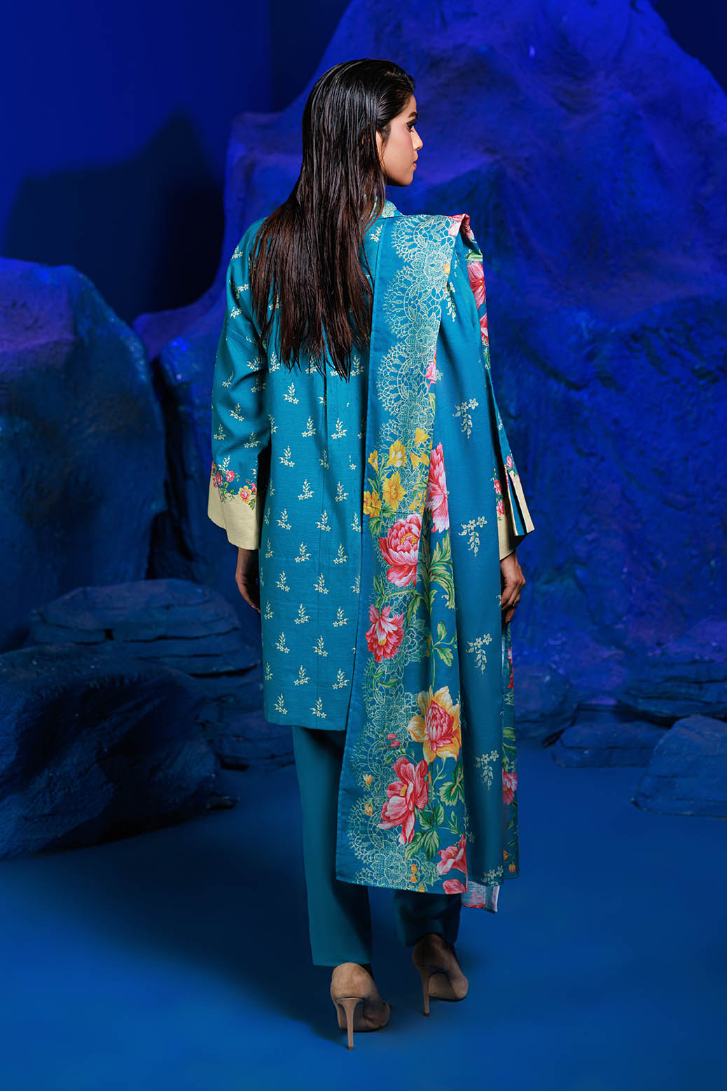 Bonanza Satrangi | Blooming 3 Pc (1W24P3P229) -  Bonanza Satrangi Unstitched -  House of Maryam