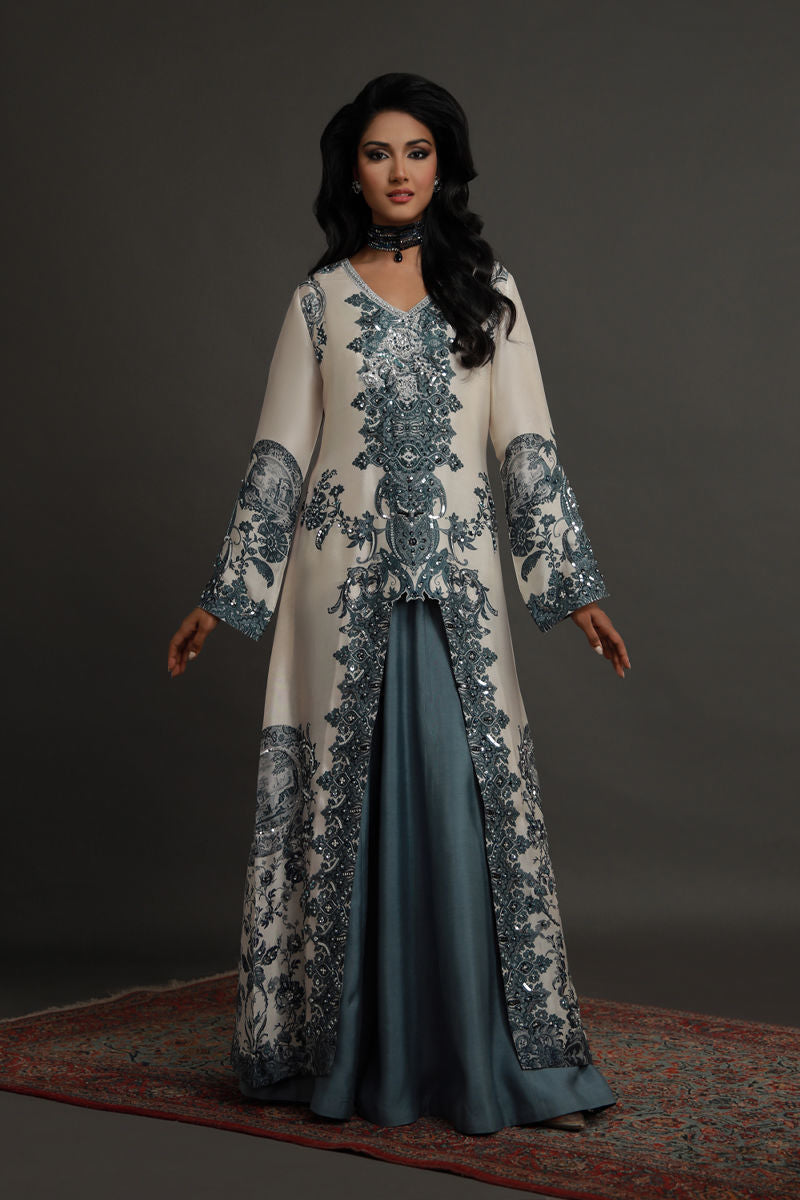 Shamaeel ansari | Flora Belle | FLORA-08 -  Shamaeel Ansari Ladies Clothes - Original Designer Dress - House of Maryam