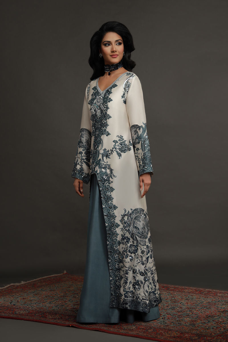 Shamaeel ansari | Flora Belle | FLORA-08 -  Shamaeel Ansari Ladies Clothes - Original Designer Dress - House of Maryam
