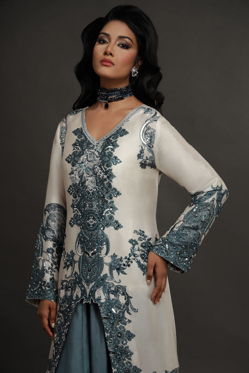 Shamaeel ansari | Flora Belle | FLORA-08 -  Shamaeel Ansari Ladies Clothes - Original Designer Dress - House of Maryam