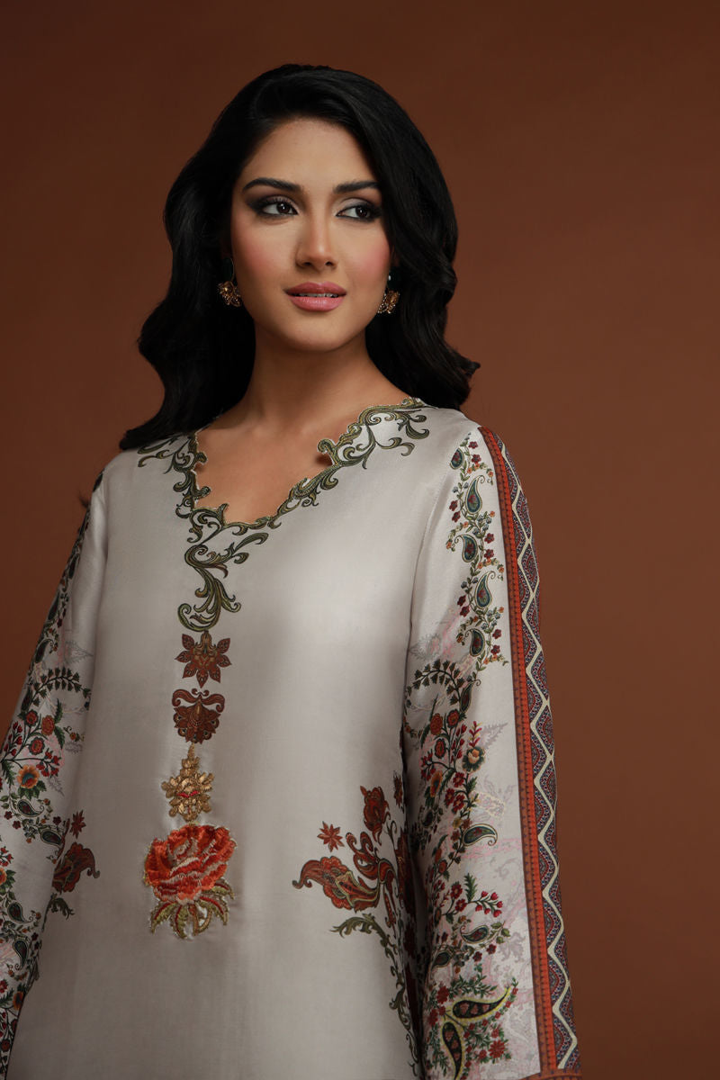 Shamaeel Ansari | Essentials 25 | Flora-04 -  Shamaeel Ansari Ladies Clothes - Original Designer Dress - House of Maryam