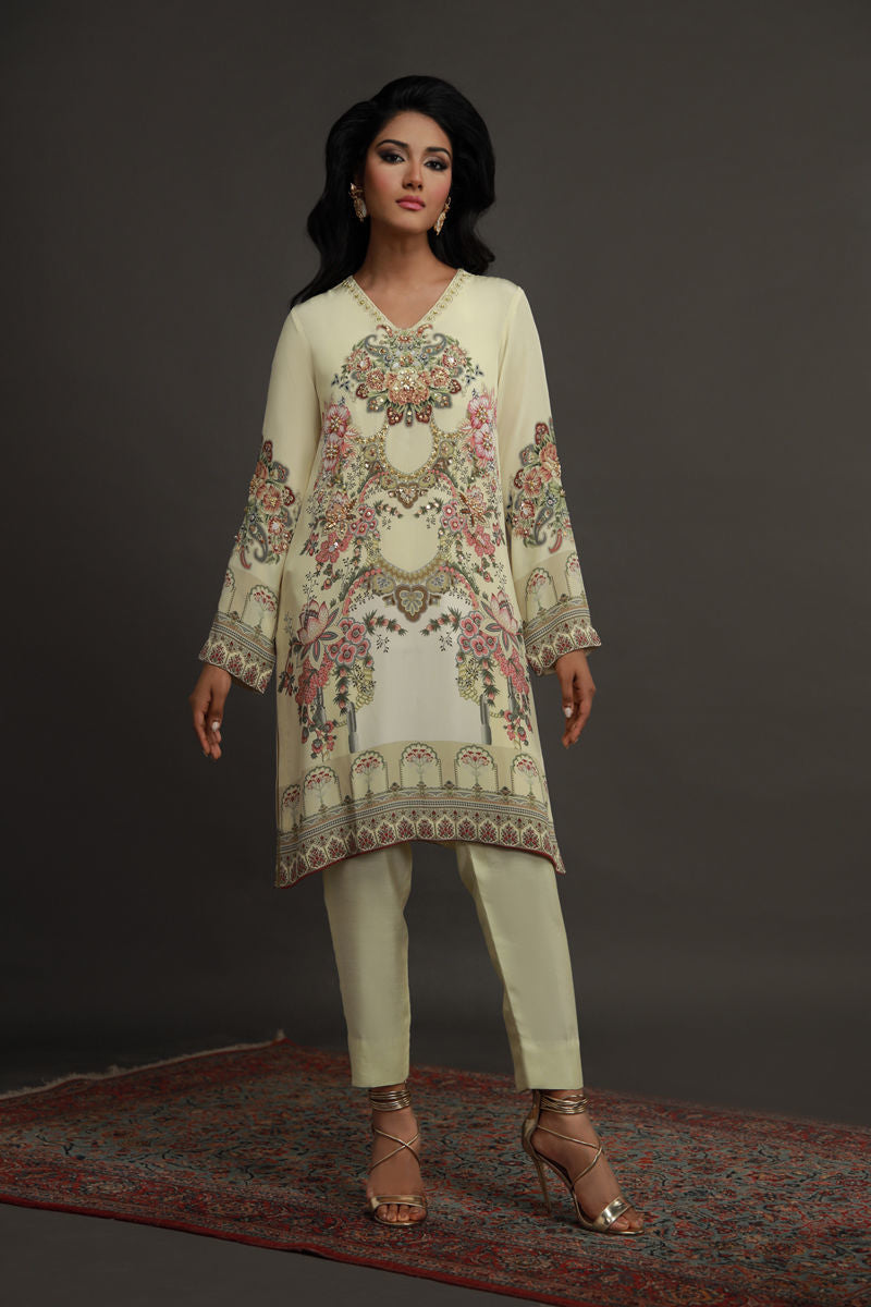 Shamaeel ansari | Flora Belle | Flora-02 -  Shamaeel Ansari Ladies Clothes - Original Designer Dress - House of Maryam