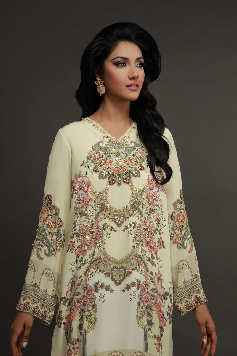 Shamaeel ansari | Flora Belle | Flora-02 -  Shamaeel Ansari Ladies Clothes - Original Designer Dress - House of Maryam