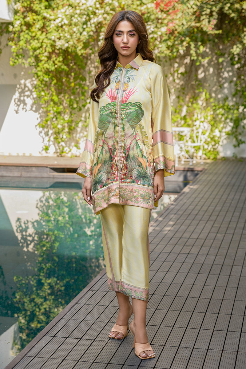 Fatima Khan | Eid Digital Silk Prints | Tropical Bliss -  Fatima Khan Ladies Clothes - Original Designer Dress - House of Maryam