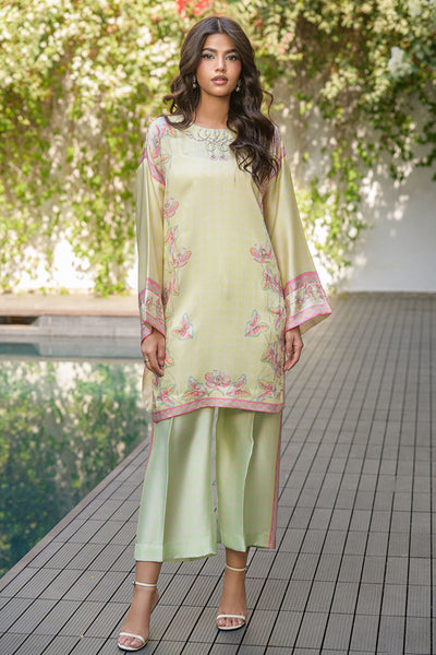 Fatima Khan | Eid Digital Silk Prints | Blossoms -  Fatima Khan Ladies Clothes - Original Designer Dress - House of Maryam