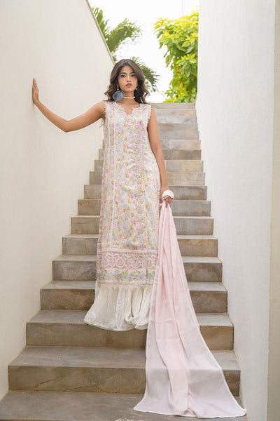 Fatima Khan | Eid Digital Silk Prints |   Flora -  Fatima Khan Ladies Clothes - Original Designer Dress - House of Maryam