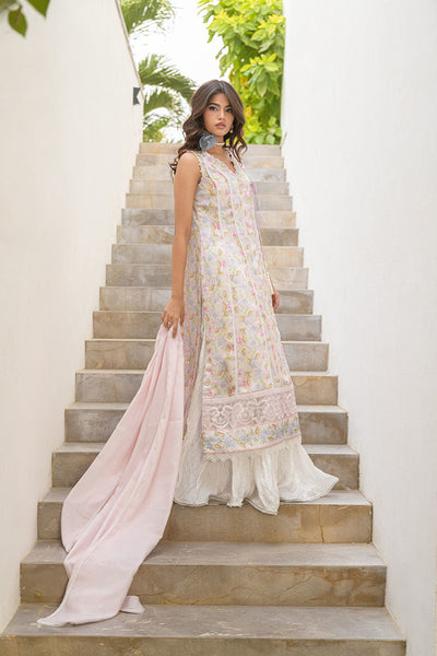 Fatima Khan | Eid Digital Silk Prints |   Flora -  Fatima Khan Ladies Clothes - Original Designer Dress - House of Maryam