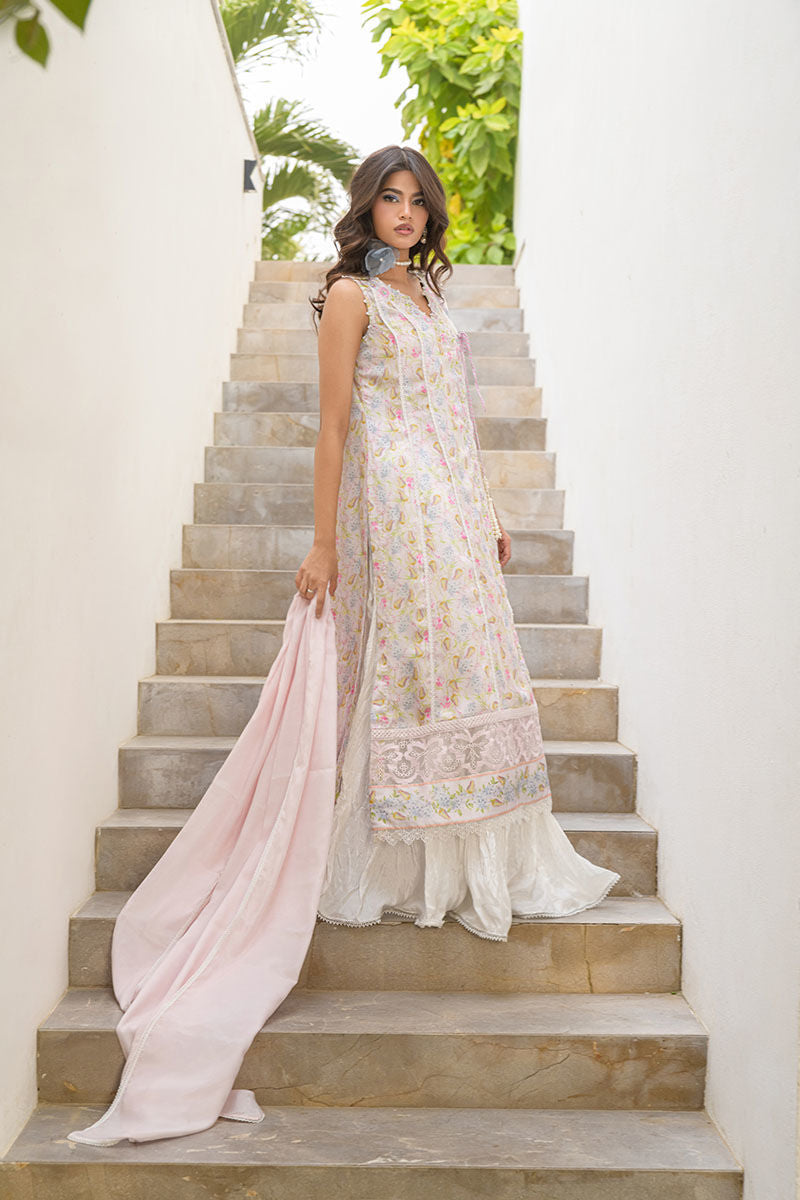 Fatima Khan | Eid Digital Silk Prints |   Flora -  Fatima Khan Ladies Clothes - Original Designer Dress - House of Maryam
