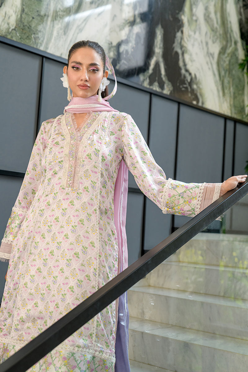 Fatima Khan | Eid Digital Silk Prints | Abloom -  Fatima Khan Ladies Clothes - Original Designer Dress - House of Maryam