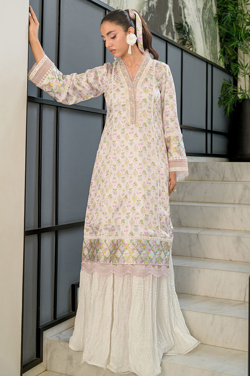 Fatima Khan | Eid Digital Silk Prints | Abloom -  Fatima Khan Ladies Clothes - Original Designer Dress - House of Maryam