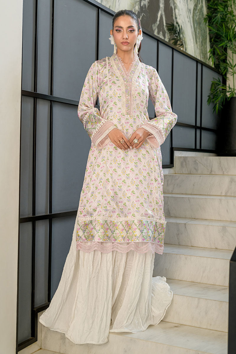 Fatima Khan | Eid Digital Silk Prints | Abloom -  Fatima Khan Ladies Clothes - Original Designer Dress - House of Maryam