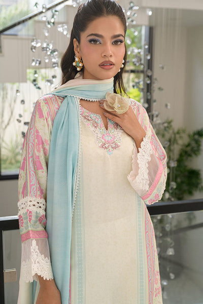 Fatima Khan | Eid Digital Silk Prints |   Sage Orchid -  Fatima Khan Ladies Clothes - Original Designer Dress - House of Maryam