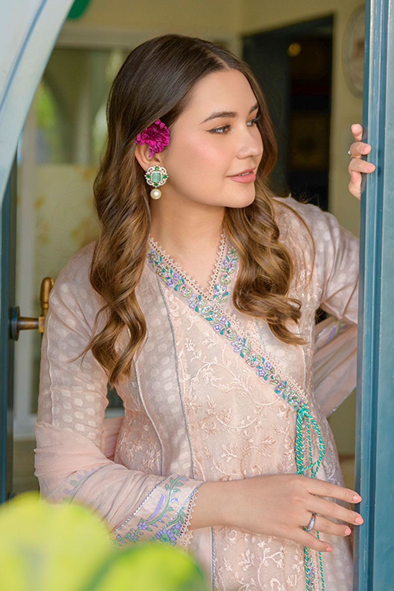 Fatima Khan | La Fleur Eid Edit | Peach Please -  Fatima Khan Ladies Clothes - Original Designer Dress - House of Maryam