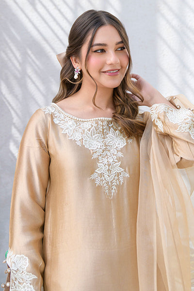 Fatima Khan | La Fleur Eid Edit | Beigetastic -  Fatima Khan Ladies Clothes - Original Designer Dress - House of Maryam