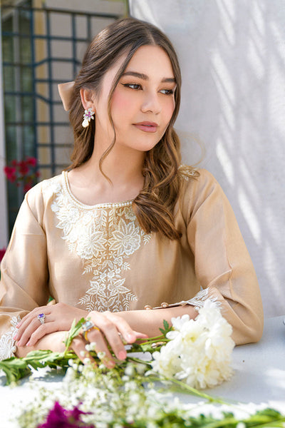 Fatima Khan | La Fleur Eid Edit | Beigetastic -  Fatima Khan Ladies Clothes - Original Designer Dress - House of Maryam
