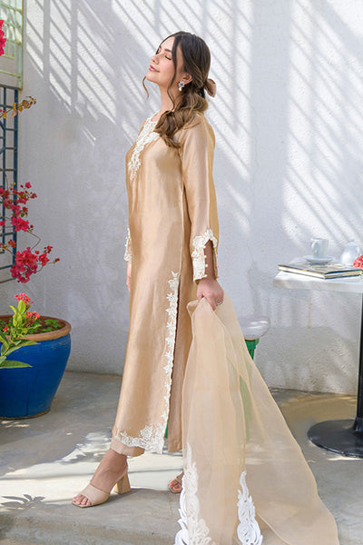 Fatima Khan | La Fleur Eid Edit | Beigetastic -  Fatima Khan Ladies Clothes - Original Designer Dress - House of Maryam