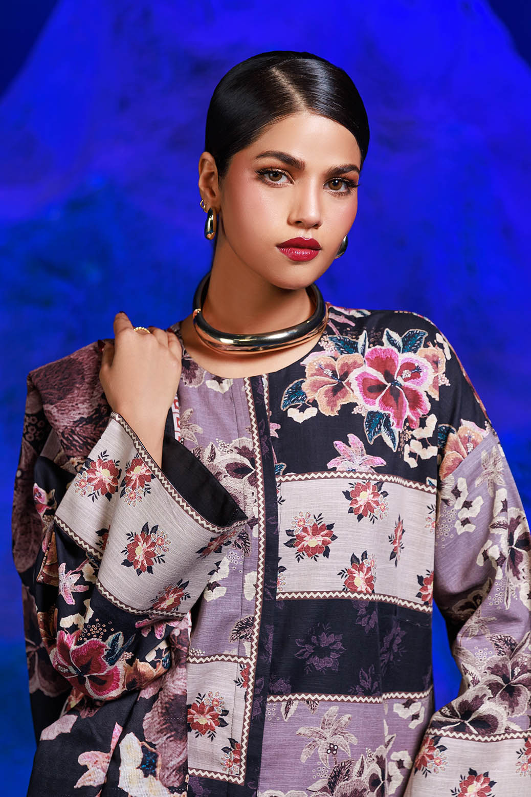 Bonanza Satrangi | Evergreen Forest 3 Pc (2W24P3P260) -  Bonanza Satrangi Unstitched - Original Designer Dress - House of Maryam