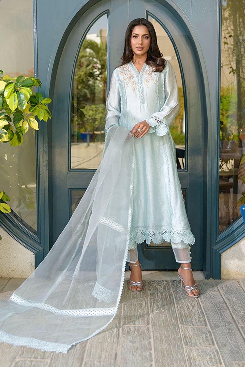 Fatima Khan | La Fleur Eid Edit | Serene Skies -  Fatima Khan Ladies Clothes - Original Designer Dress - House of Maryam