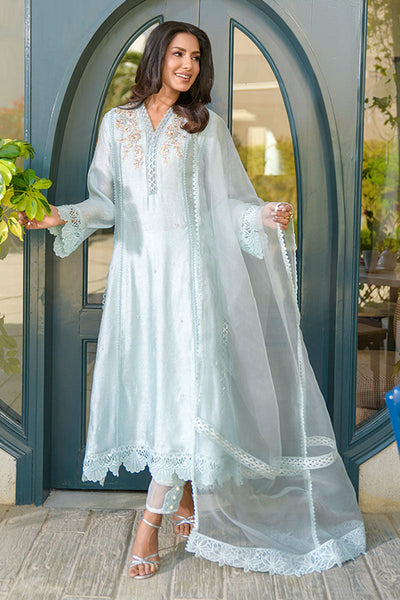 Fatima Khan | La Fleur Eid Edit | Serene Skies -  Fatima Khan Ladies Clothes - Original Designer Dress - House of Maryam