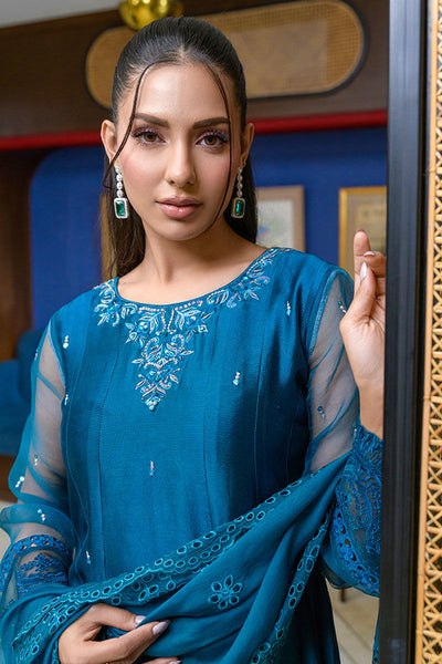 Fatima Khan | La Fleur Eid Edit | Azure Jade -  Fatima Khan Ladies Clothes - Original Designer Dress - House of Maryam