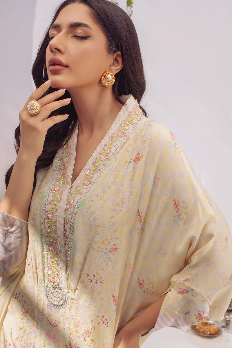 Ansab Jahangir | Summer Kaftans | JEWELED KAFTAN SPLENDOR-3