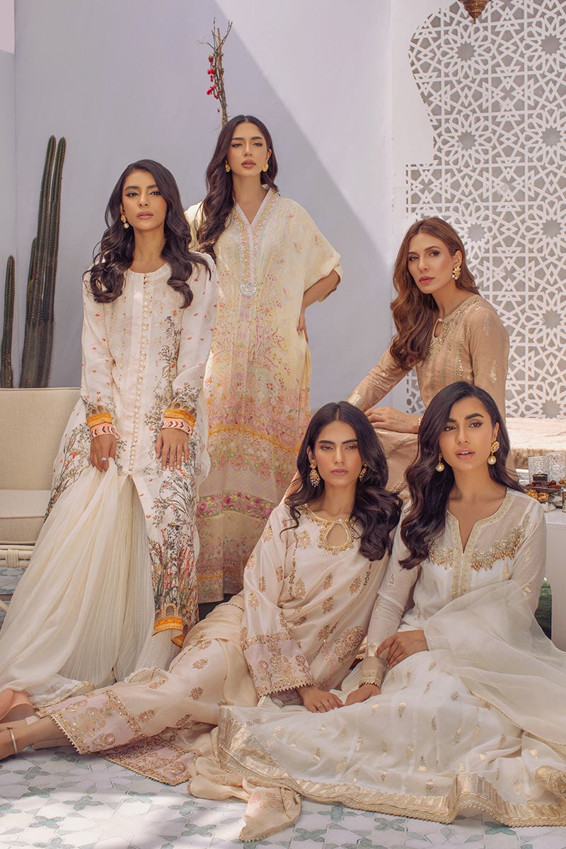 Ansab Jahangir | Summer Kaftans | JEWELED KAFTAN SPLENDOR-4