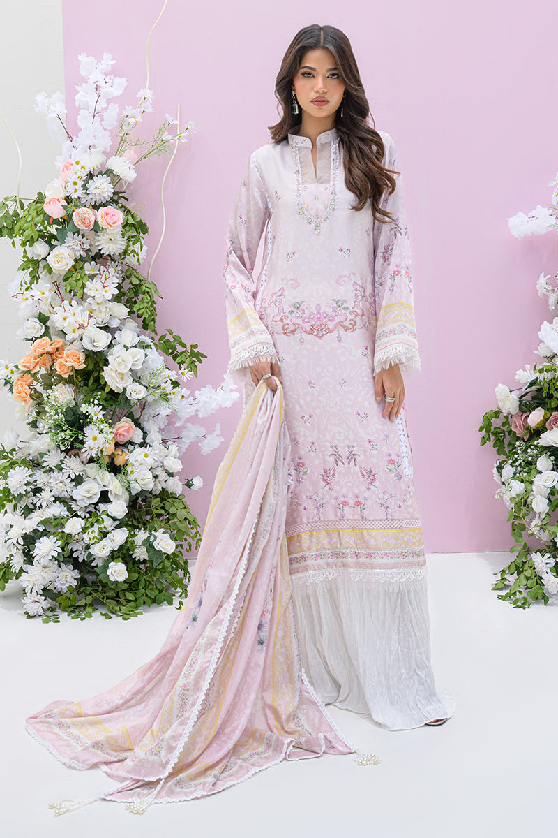 Fatima Khan | Eid Digital Silk Prints | Pastella -  Fatima Khan Ladies Clothes - Original Designer Dress - House of Maryam