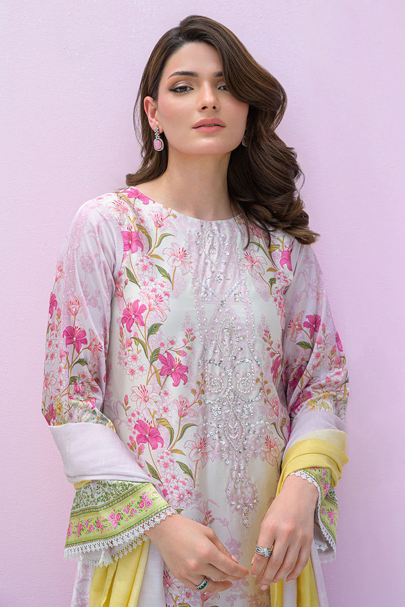 Fatima Khan | Eid Digital Silk Prints | Rose Reverie -  Fatima Khan Ladies Clothes - Original Designer Dress - House of Maryam