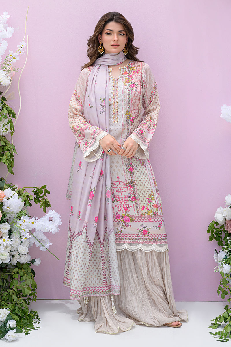 Fatima Khan | Eid Digital Silk Prints |   Floralia -  Fatima Khan Ladies Clothes - Original Designer Dress - House of Maryam