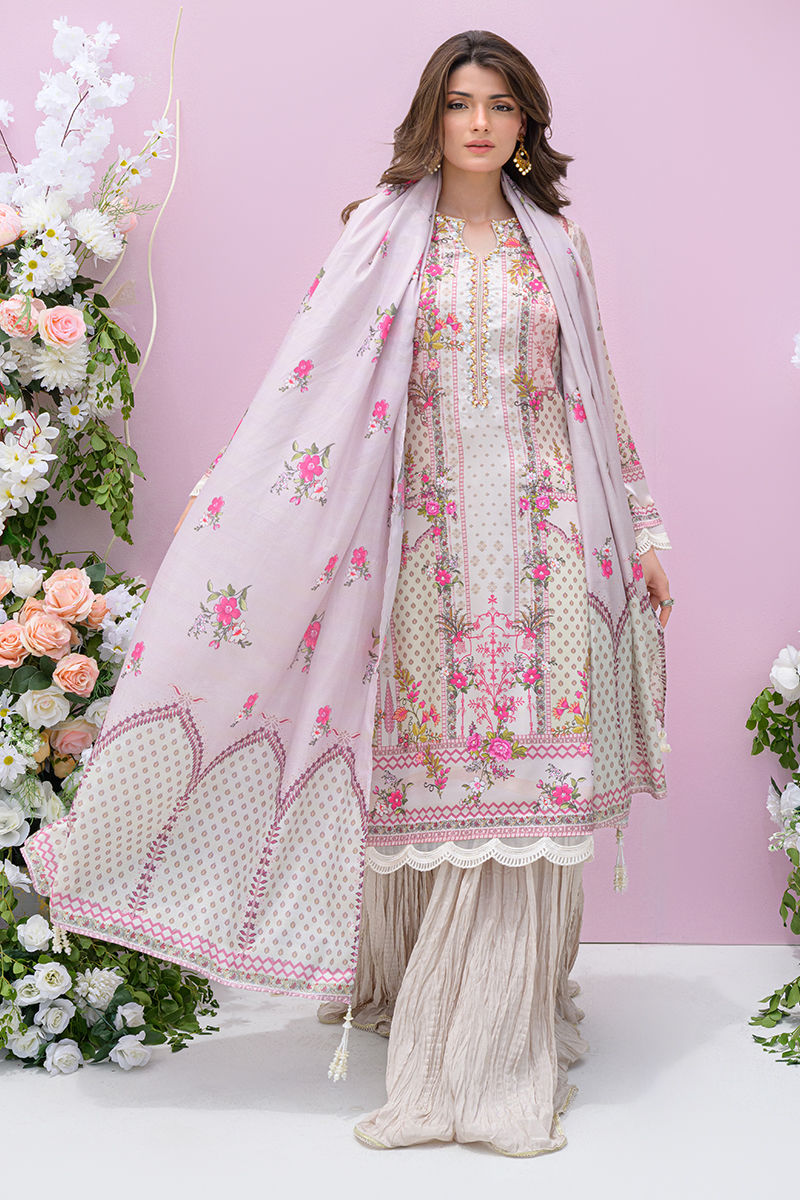 Fatima Khan | Eid Digital Silk Prints |   Floralia -  Fatima Khan Ladies Clothes - Original Designer Dress - House of Maryam