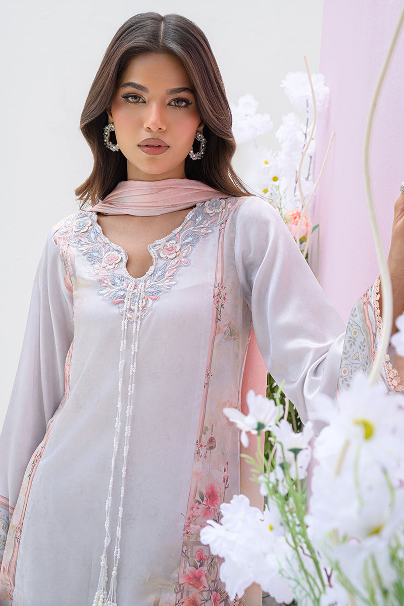 Fatima Khan | Eid Digital Silk Prints | Oriental Haze -  Fatima Khan Ladies Clothes - Original Designer Dress - House of Maryam