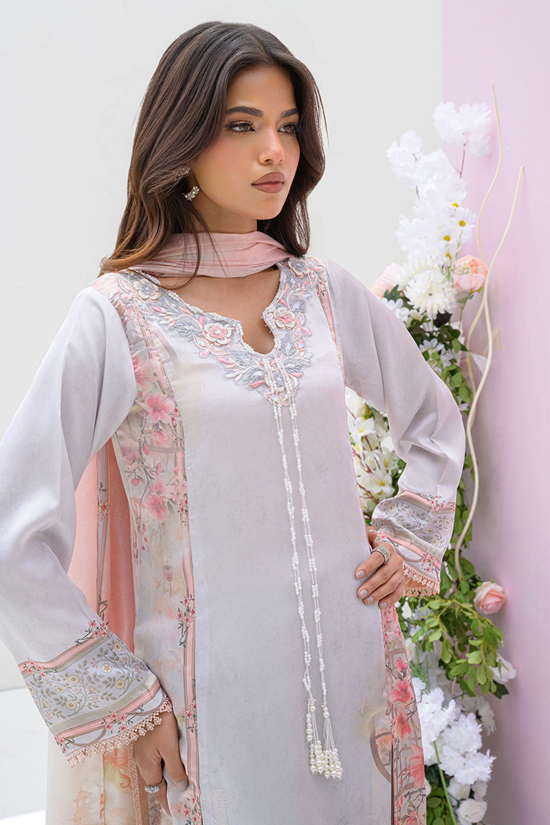 Fatima Khan | Eid Digital Silk Prints | Oriental Haze -  Fatima Khan Ladies Clothes - Original Designer Dress - House of Maryam