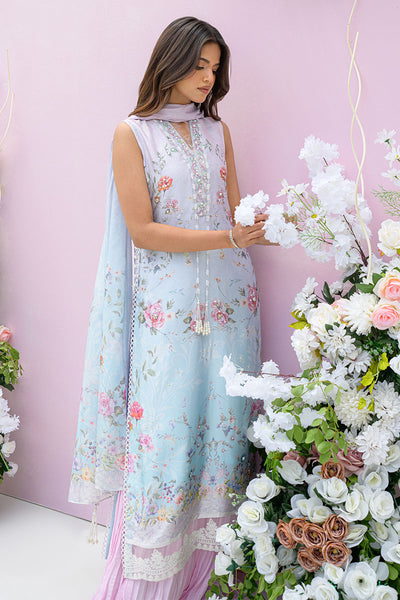 Fatima Khan | Eid Digital Silk Prints | Skye -  Fatima Khan Ladies Clothes - Original Designer Dress - House of Maryam