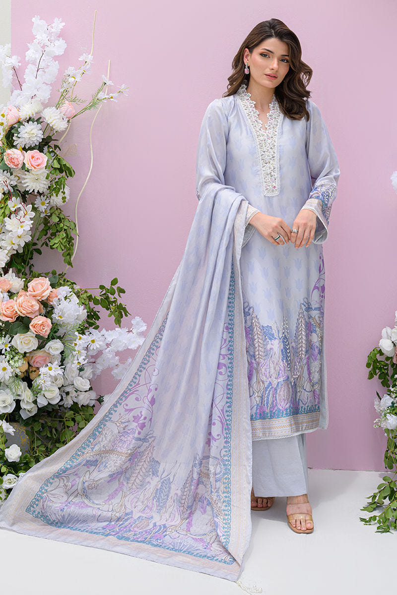 Fatima Khan | Eid Digital Silk Prints |  Dawn -  Fatima Khan Ladies Clothes - Original Designer Dress - House of Maryam