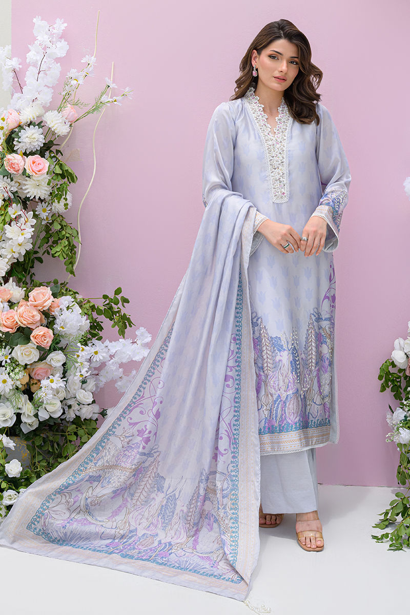 Fatima Khan | Eid Digital Silk Prints |  Dawn -  Fatima Khan Ladies Clothes - Original Designer Dress - House of Maryam