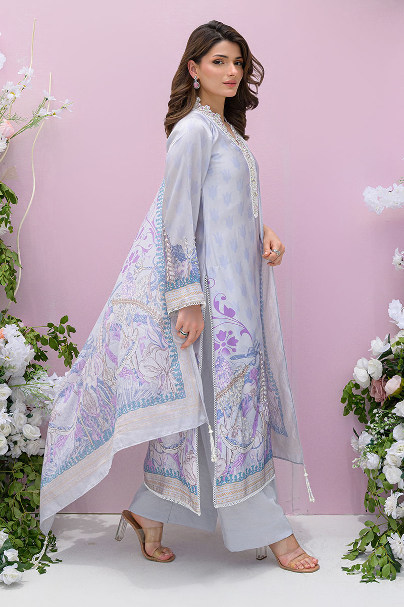 Fatima Khan | Eid Digital Silk Prints |  Dawn -  Fatima Khan Ladies Clothes - Original Designer Dress - House of Maryam