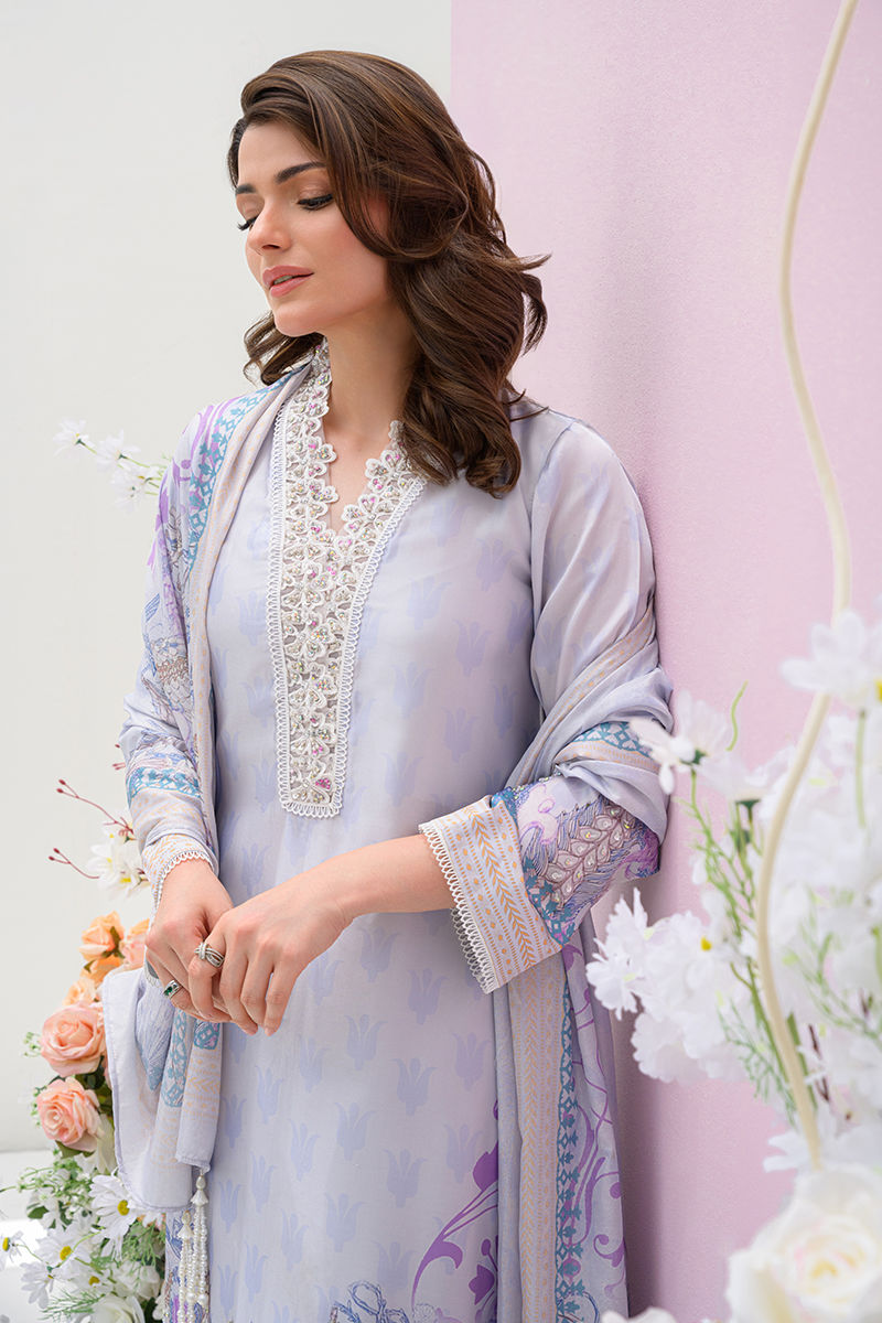 Fatima Khan | Eid Digital Silk Prints |  Dawn -  Fatima Khan Ladies Clothes - Original Designer Dress - House of Maryam