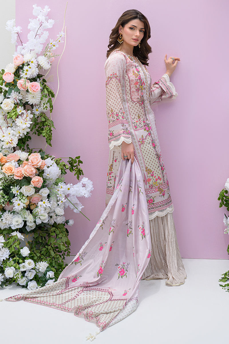 Fatima Khan | Eid Digital Silk Prints |   Floralia -  Fatima Khan Ladies Clothes - Original Designer Dress - House of Maryam