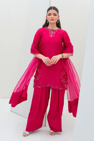 Fatima Khan | Serene Eid Luxe Pret | Pinktastic -  Fatima Khan Ladies Clothes - Original Designer Dress - House of Maryam