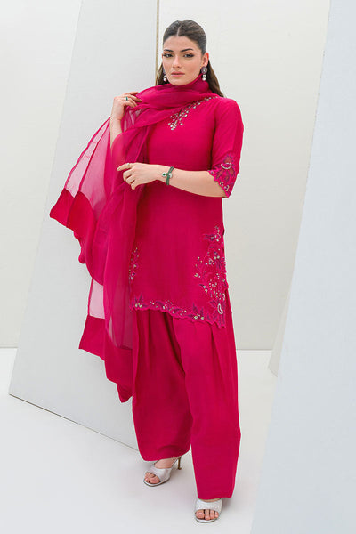 Fatima Khan | Serene Eid Luxe Pret | Pinktastic -  Fatima Khan Ladies Clothes - Original Designer Dress - House of Maryam