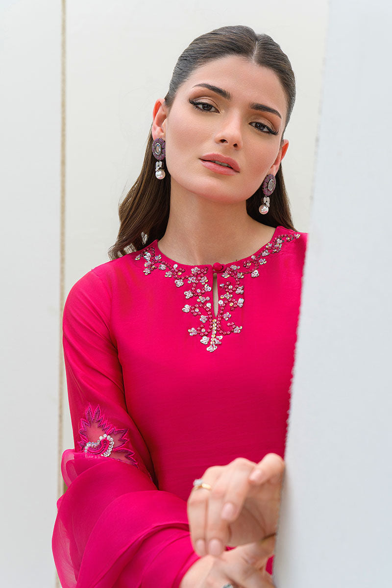 Fatima Khan | Serene Eid Luxe Pret | Pinktastic -  Fatima Khan Ladies Clothes - Original Designer Dress - House of Maryam