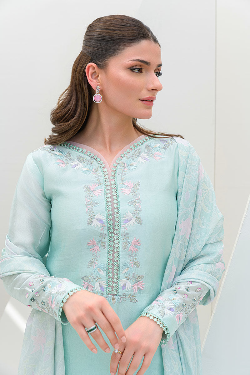 Fatima Khan | Serene Eid Luxe Pret | Minty Magic -  Fatima Khan Ladies Clothes - Original Designer Dress - House of Maryam