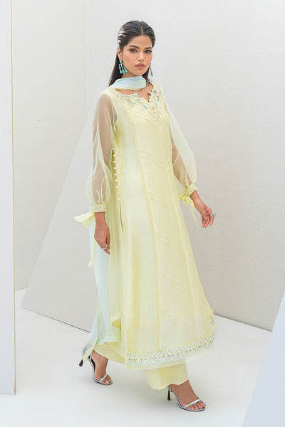 Fatima Khan | Serene Eid Luxe Pret | Lemon Love -  Fatima Khan Ladies Clothes - Original Designer Dress - House of Maryam